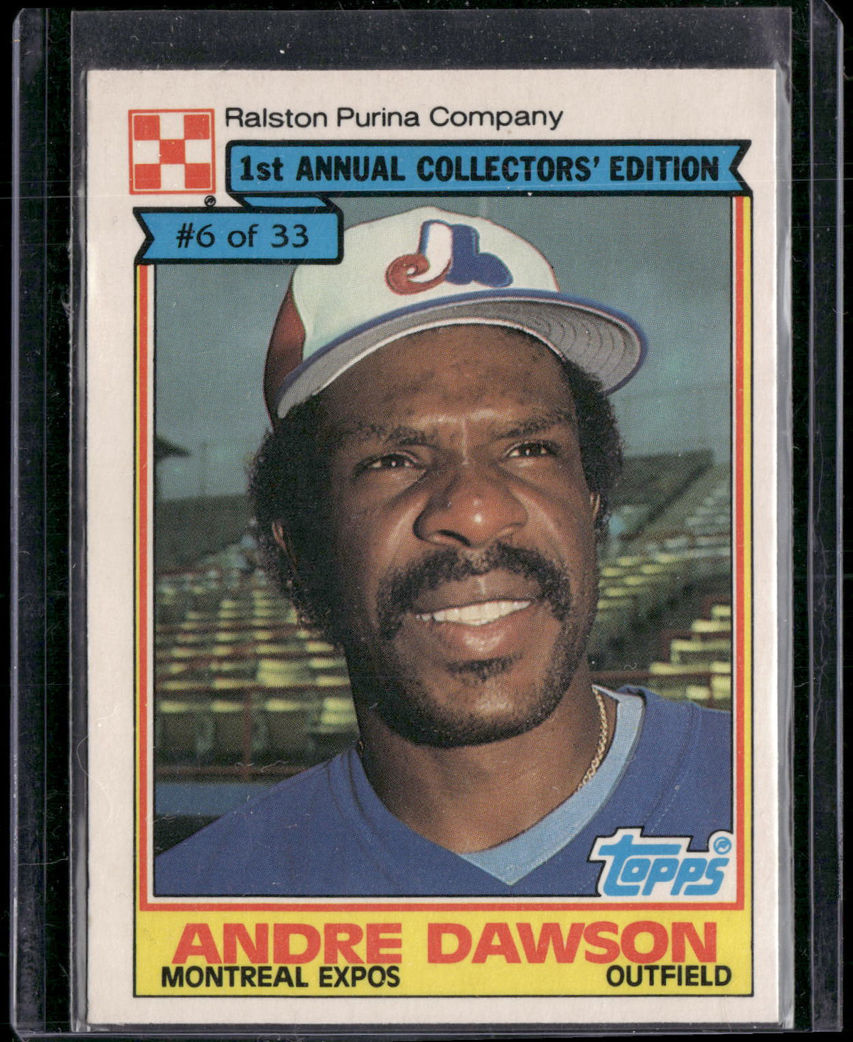 1984 Topps Cereal Series #6 Andre Dawson