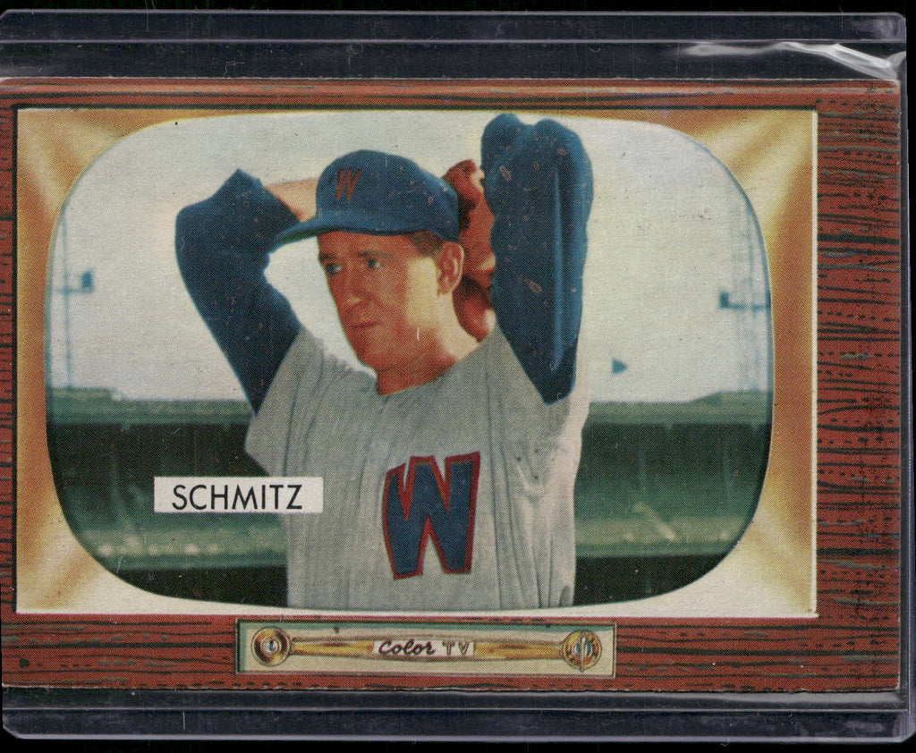 1955 Bowman #105 Johnny Schmitz