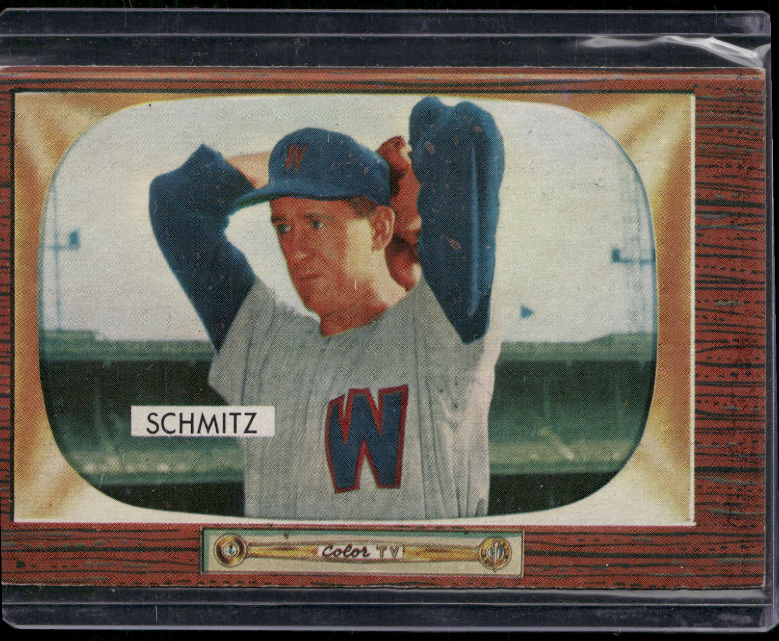 1955 Bowman #105 Johnny Schmitz