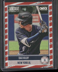 2025 Onyx Vintage Baseball Dax Kilby #117 Red & White /50