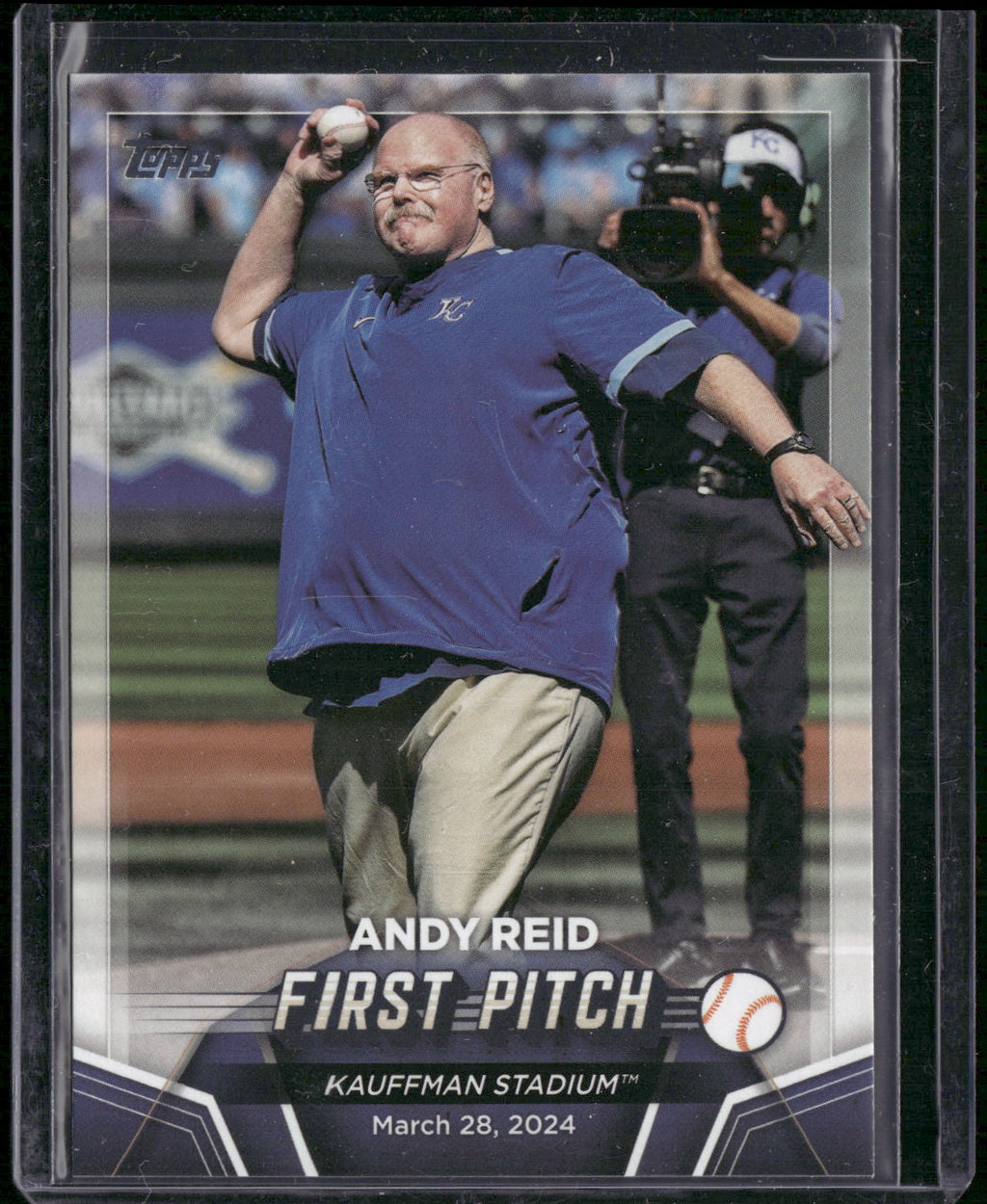2024 Topps Update #FP-6 Andy Reid First Pitch
