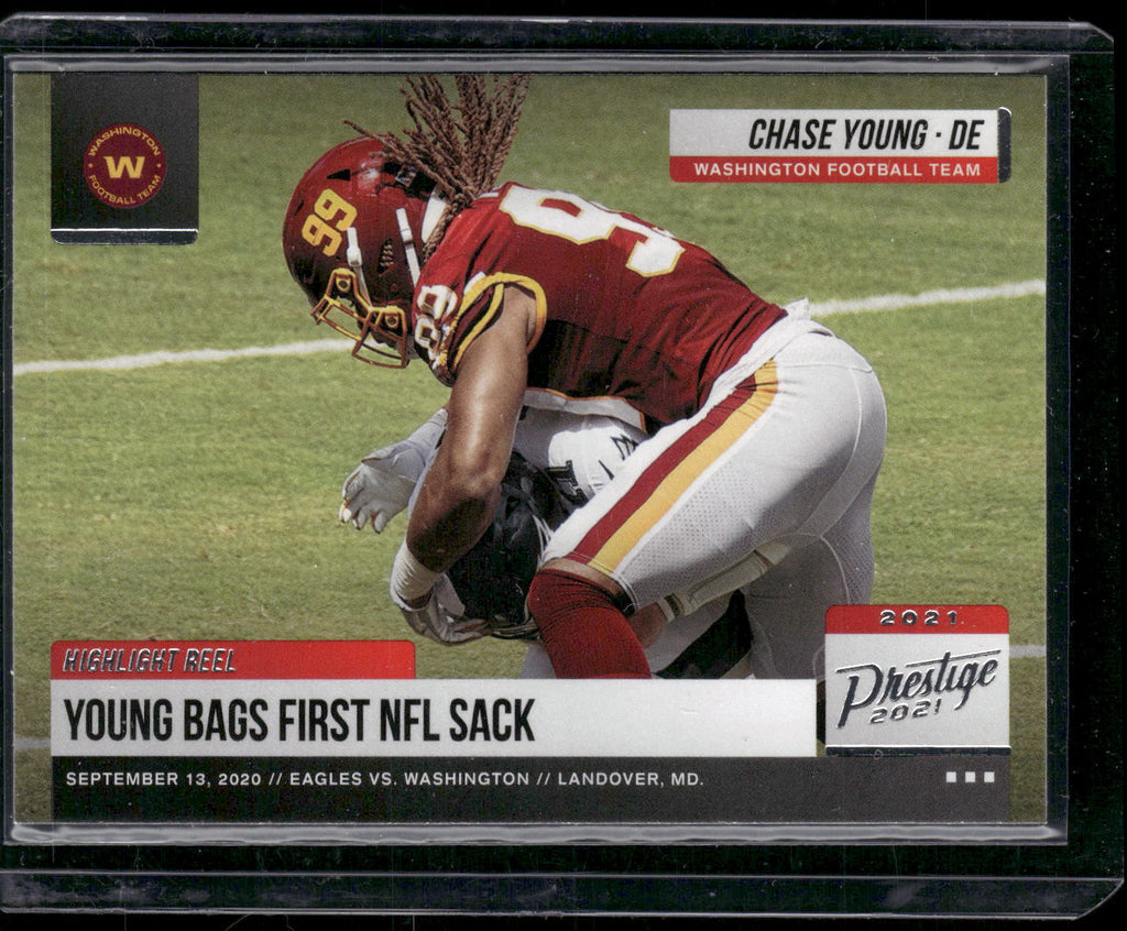 2021 Panini Prestige #HR-CY Chase Young Highlight Reel