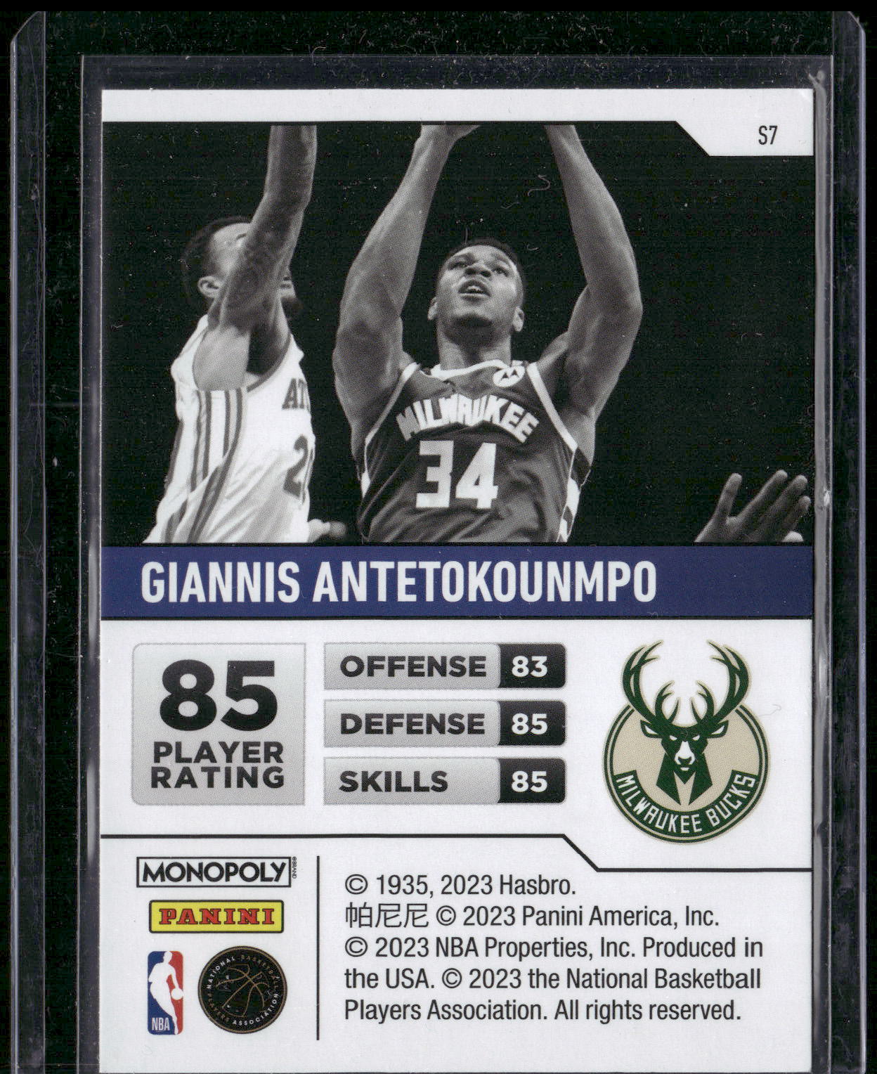 2022-23 Panini Prizm Monopoly #S7 Giannis Antetokounmpo Starter Deck