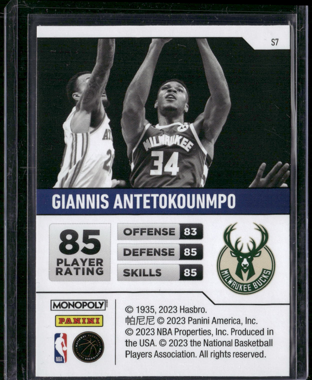 2022-23 Panini Prizm Monopoly #S7 Giannis Antetokounmpo Starter Deck