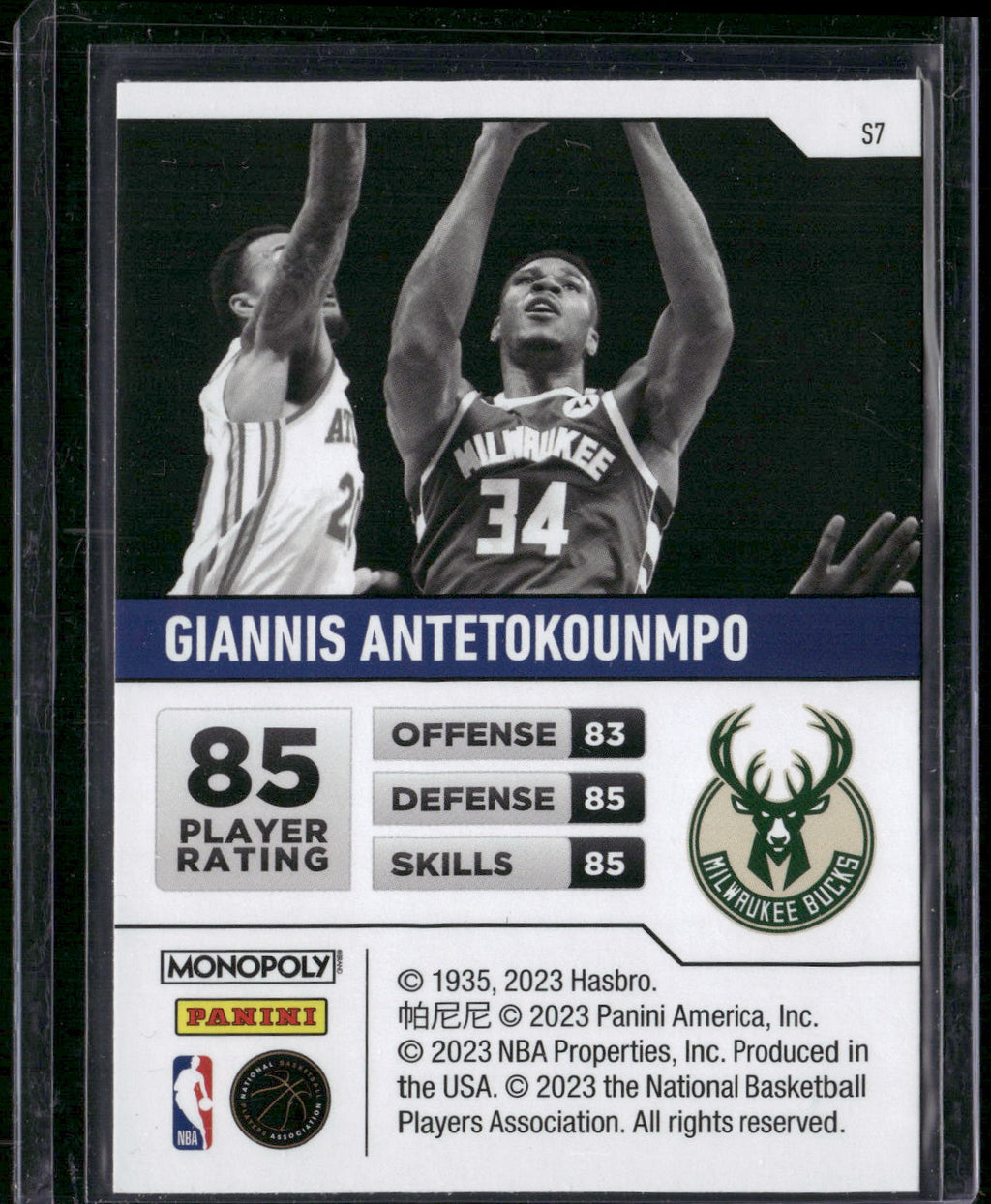 2022-23 Panini Prizm Monopoly #S7 Giannis Antetokounmpo Starter Deck