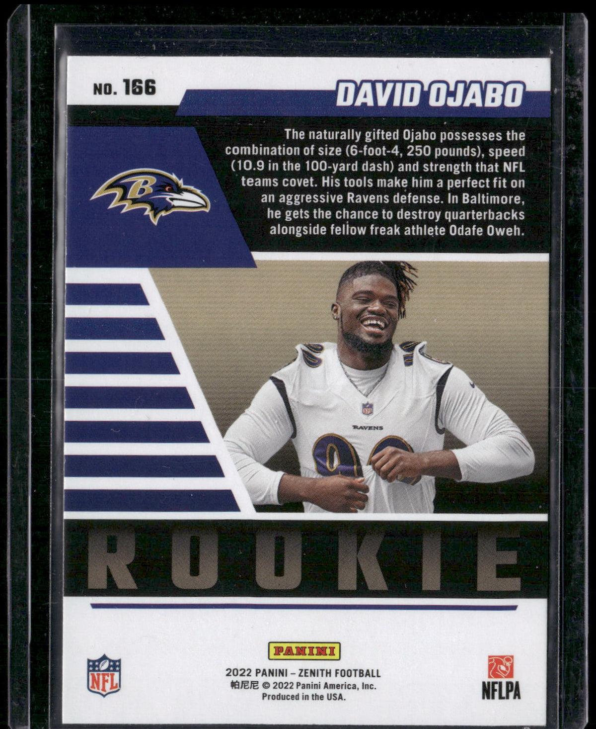 2022 Zenith #166 David Ojabo Retail