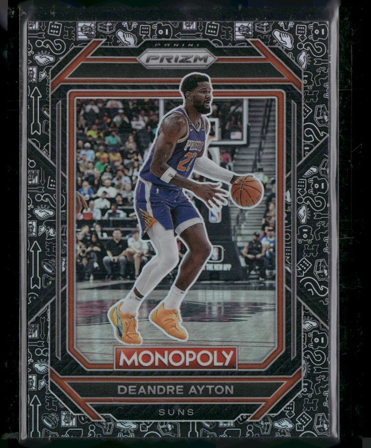 2022-23 Panini Prizm Monopoly #72 Deandre Ayton Monopoly Black Classic Icons
