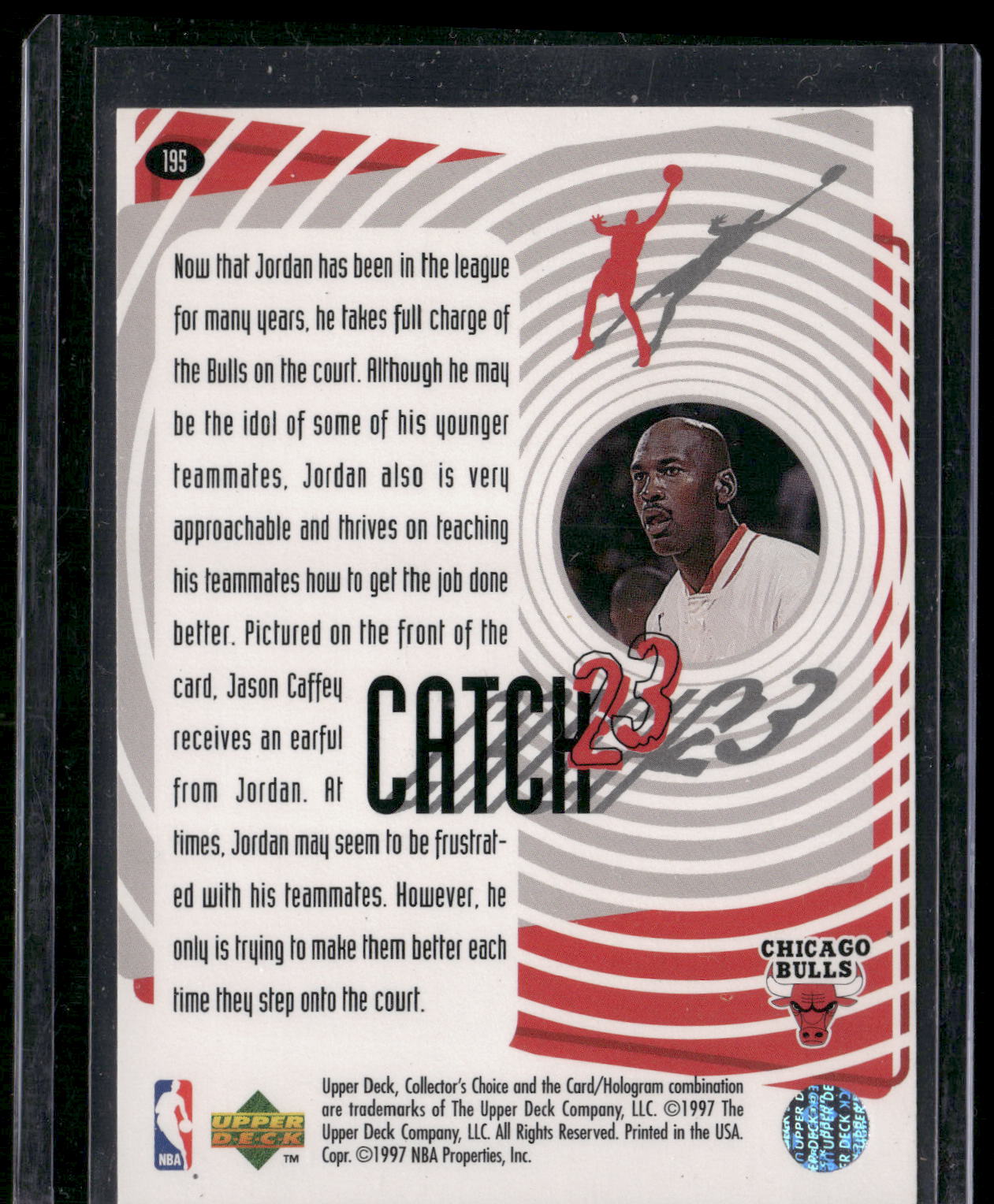 1997-98 Collector's Choice #195 Michael Jordan