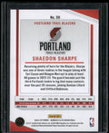 2023-24 Donruss Elite #59 Shaedon Sharpe Orange