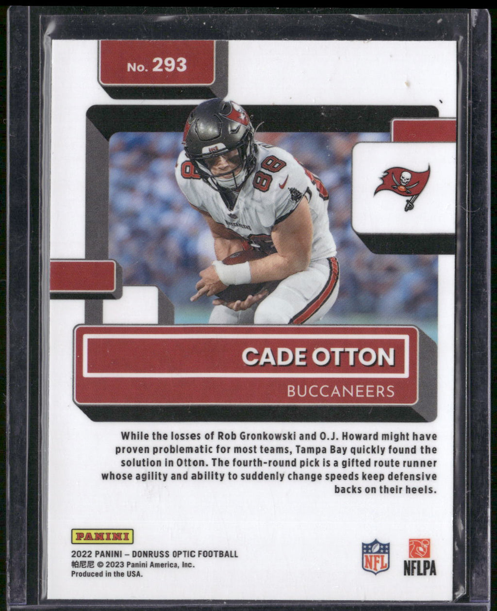 2022 Donruss Optic #293 Cade Otton