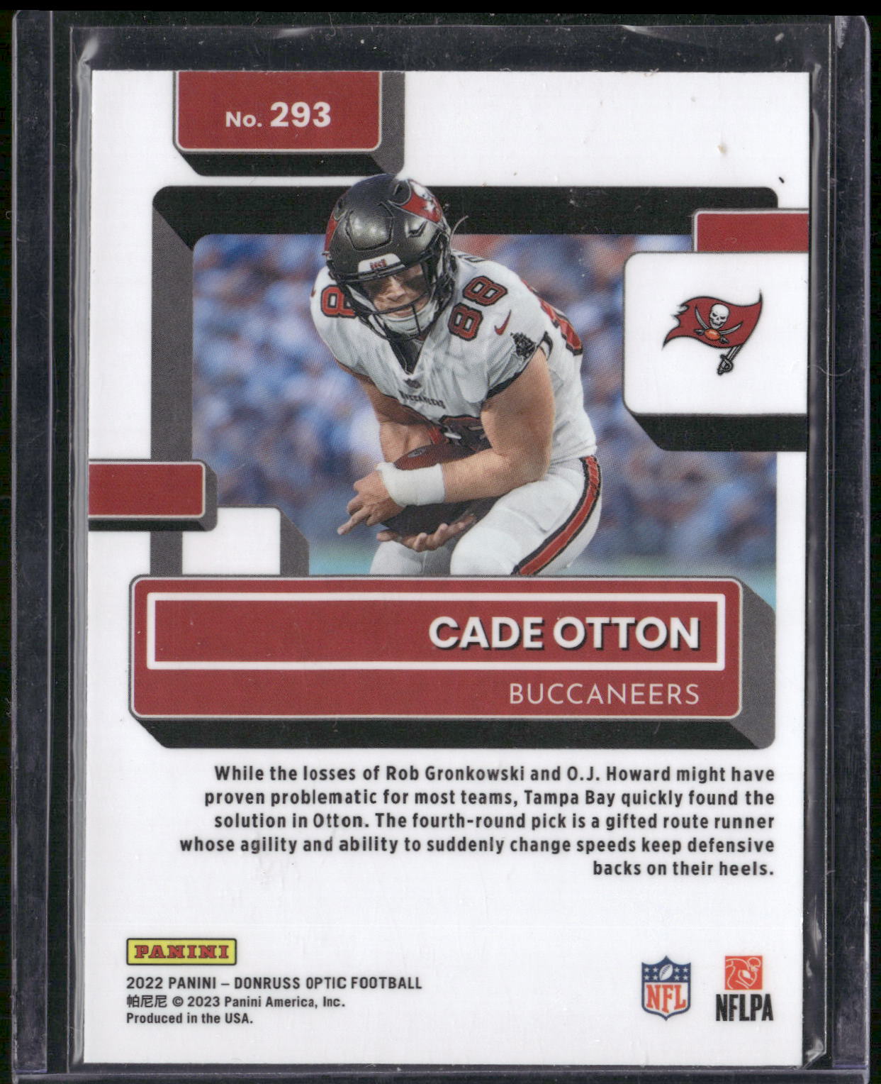 2022 Donruss Optic #293 Cade Otton