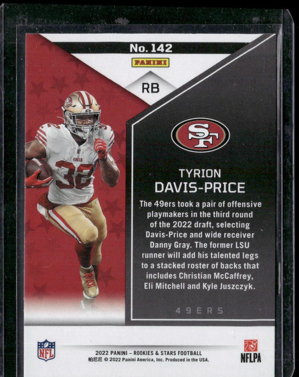 2022 Panini Rookies & Stars #142 Tyrion Davis-Price Red