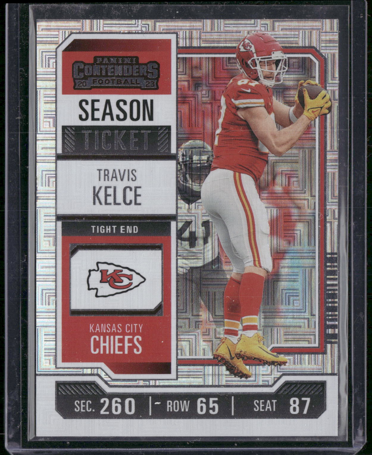 2023 Panini Contenders #52 Travis Kelce Season Ticket Retail