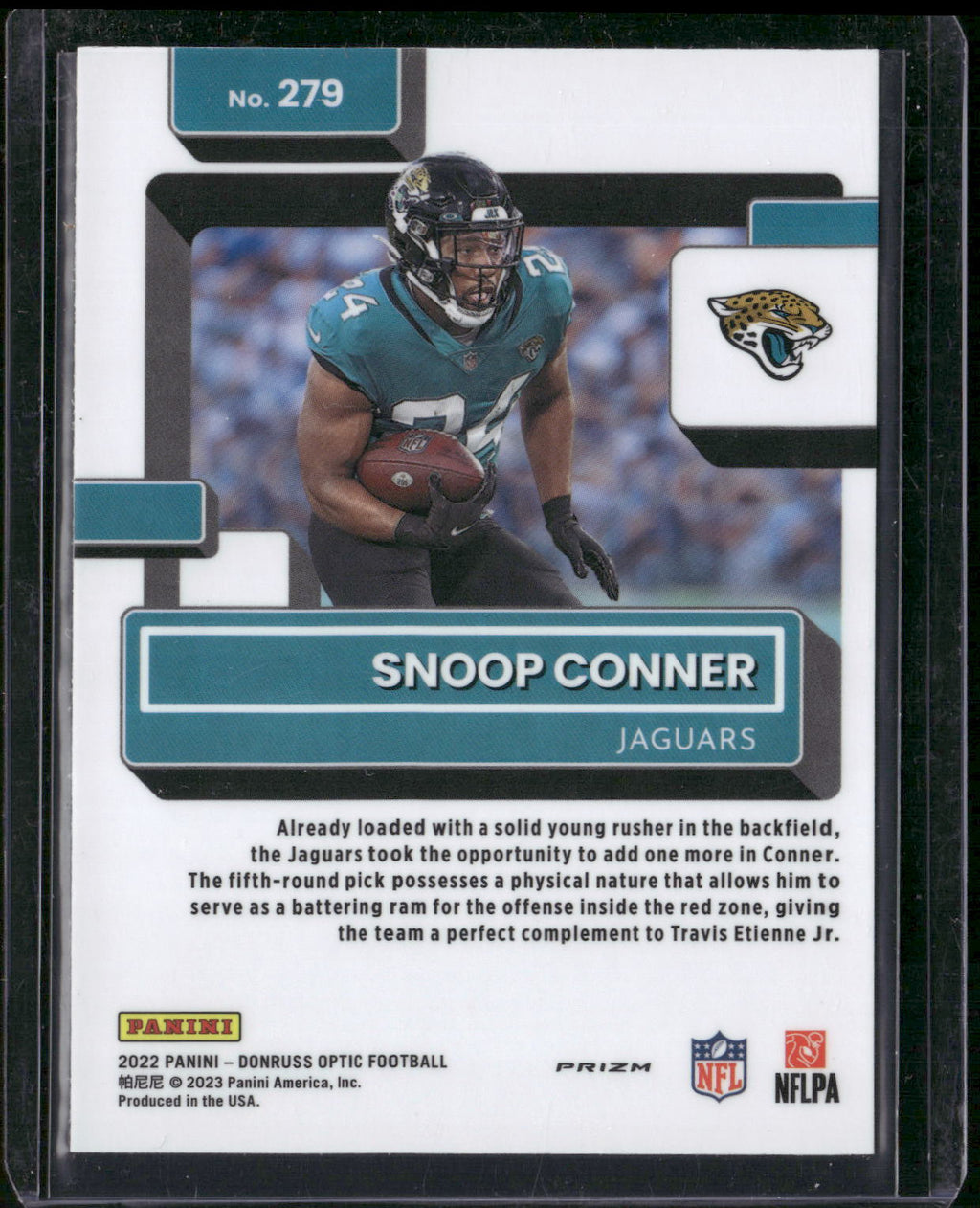 2022 Donruss Optic #279 Snoop Conner Purple Shock
