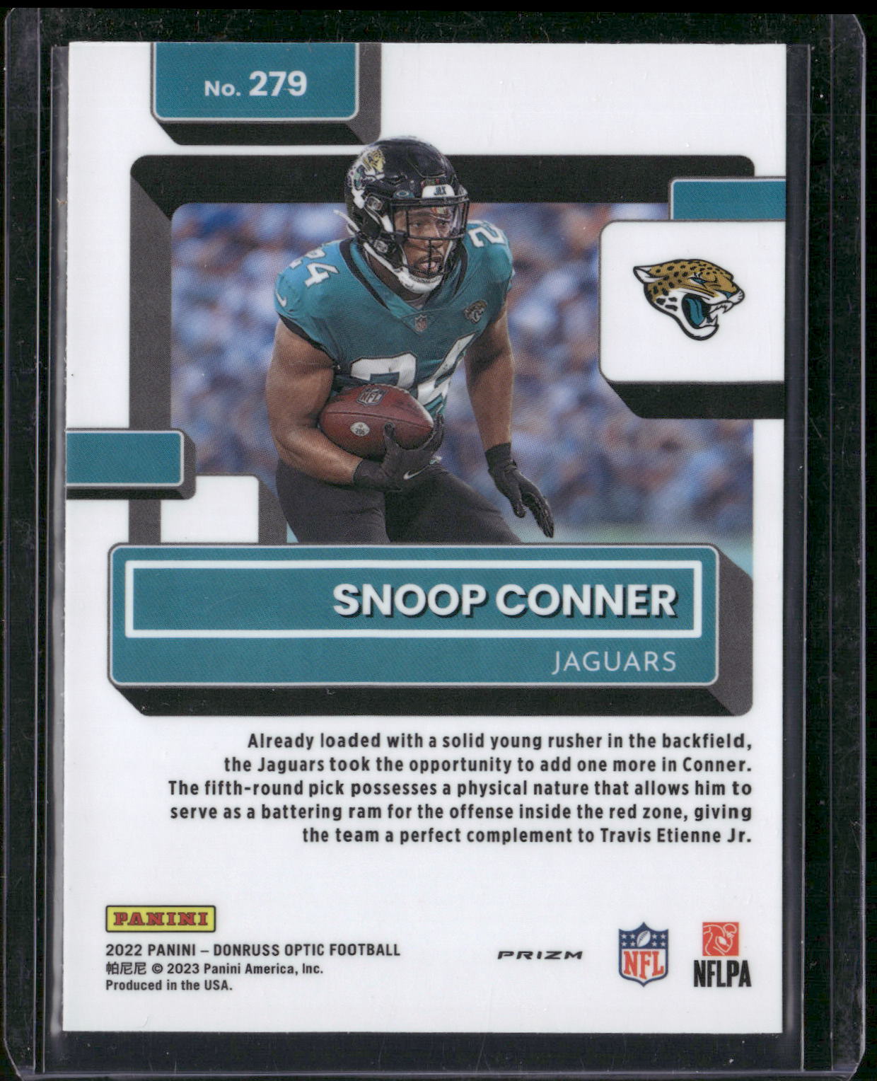 2022 Donruss Optic #279 Snoop Conner Purple Shock