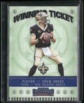 2020 Panini Contenders #WT6 Drew Brees Winning Ticket