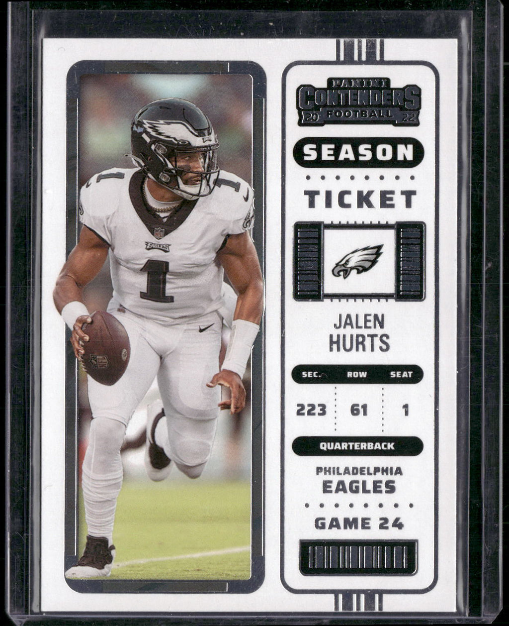 2022 Panini Contenders #76 Jalen Hurts