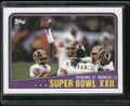 1988 Topps #1 Super Bowl XXII SBXXII