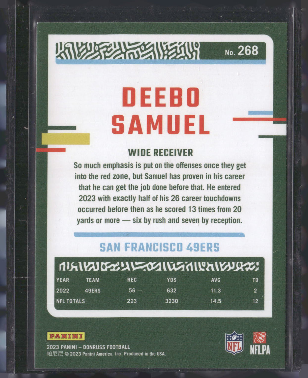 2023 Donruss #268 Deebo Samuel