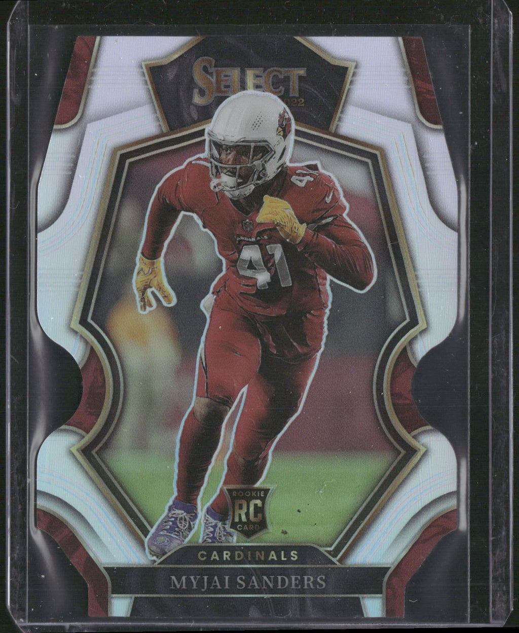 2022 Panini Select #103 Myjai Sanders Silver Prizm Die Cut