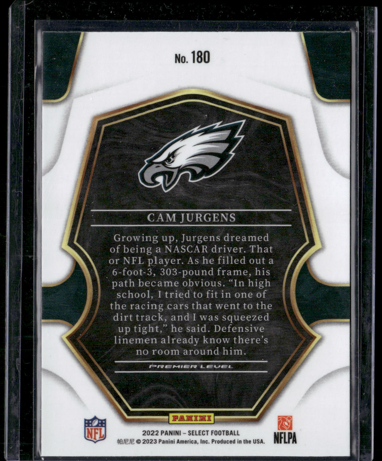 2022 Panini Select #180 Cam Jurgens