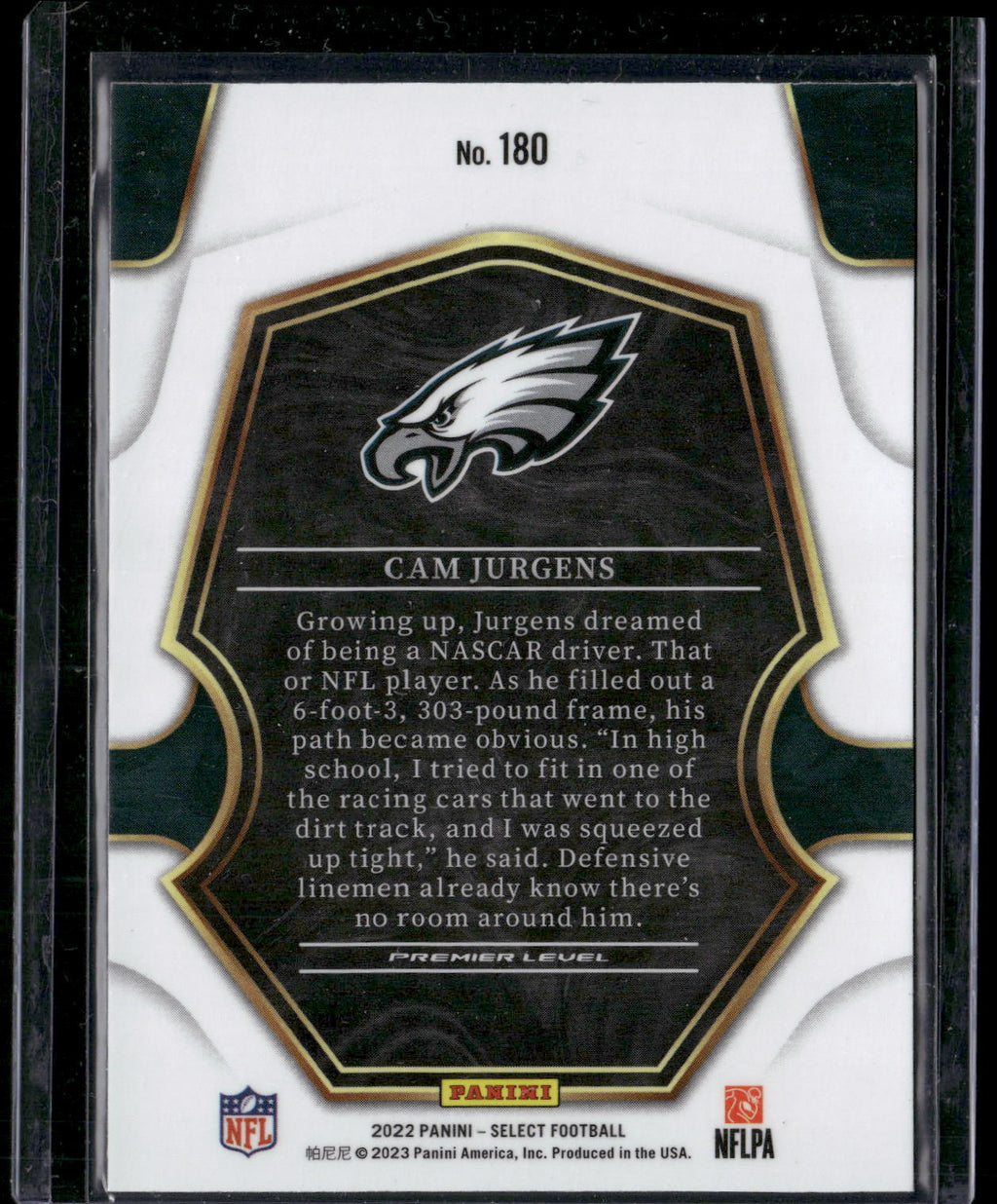 2022 Panini Select #180 Cam Jurgens