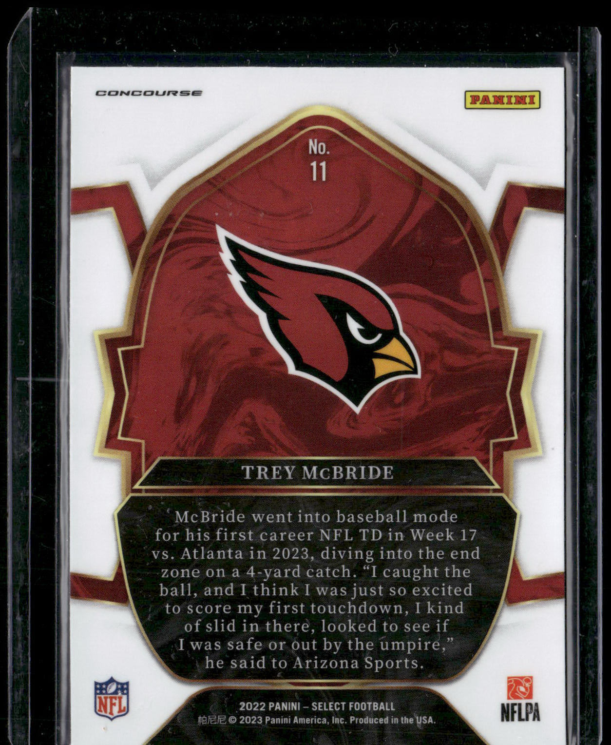 2022 Panini Select #11 Trey McBride