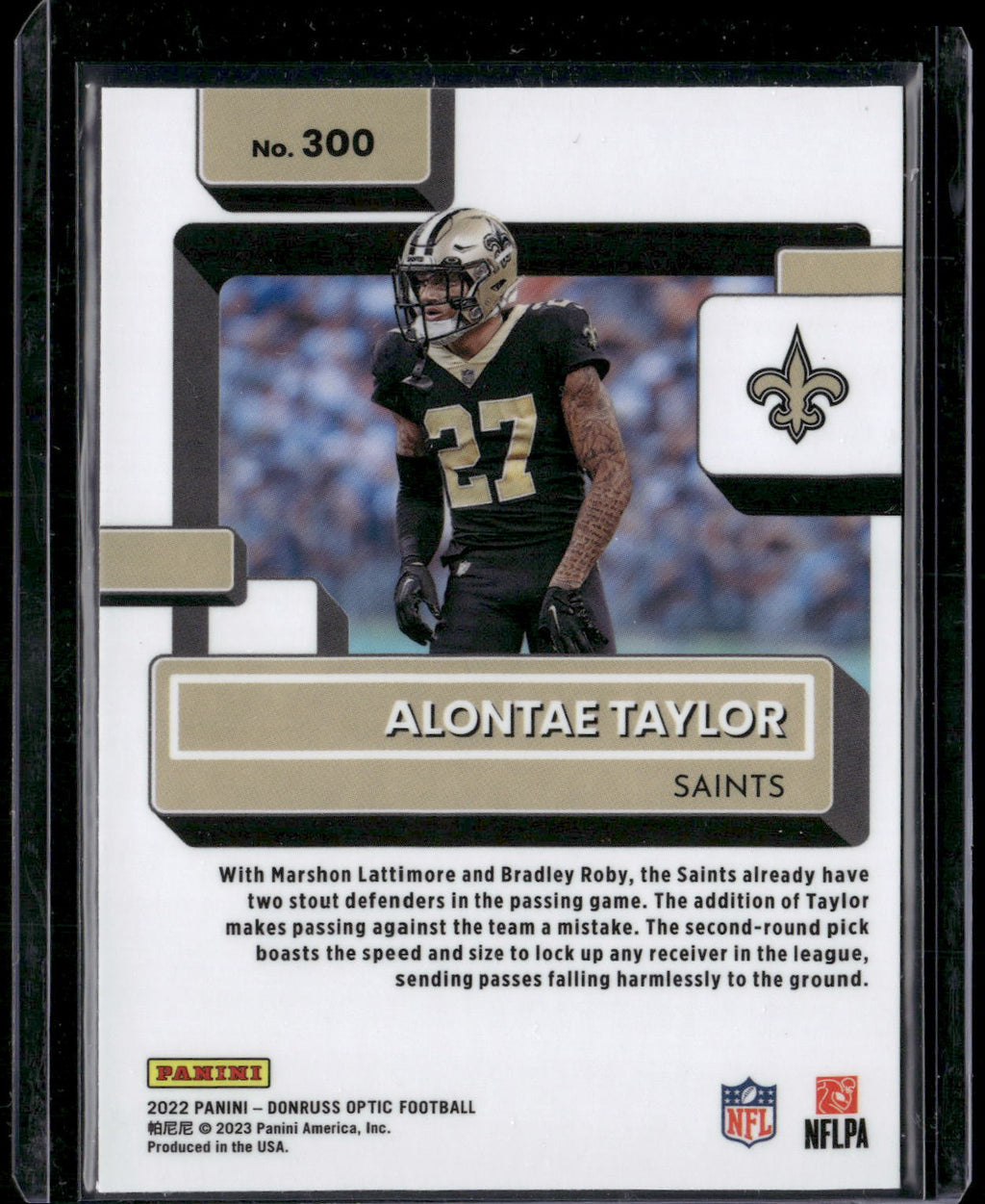 2022 Donruss Optic #300 Alontae Taylor