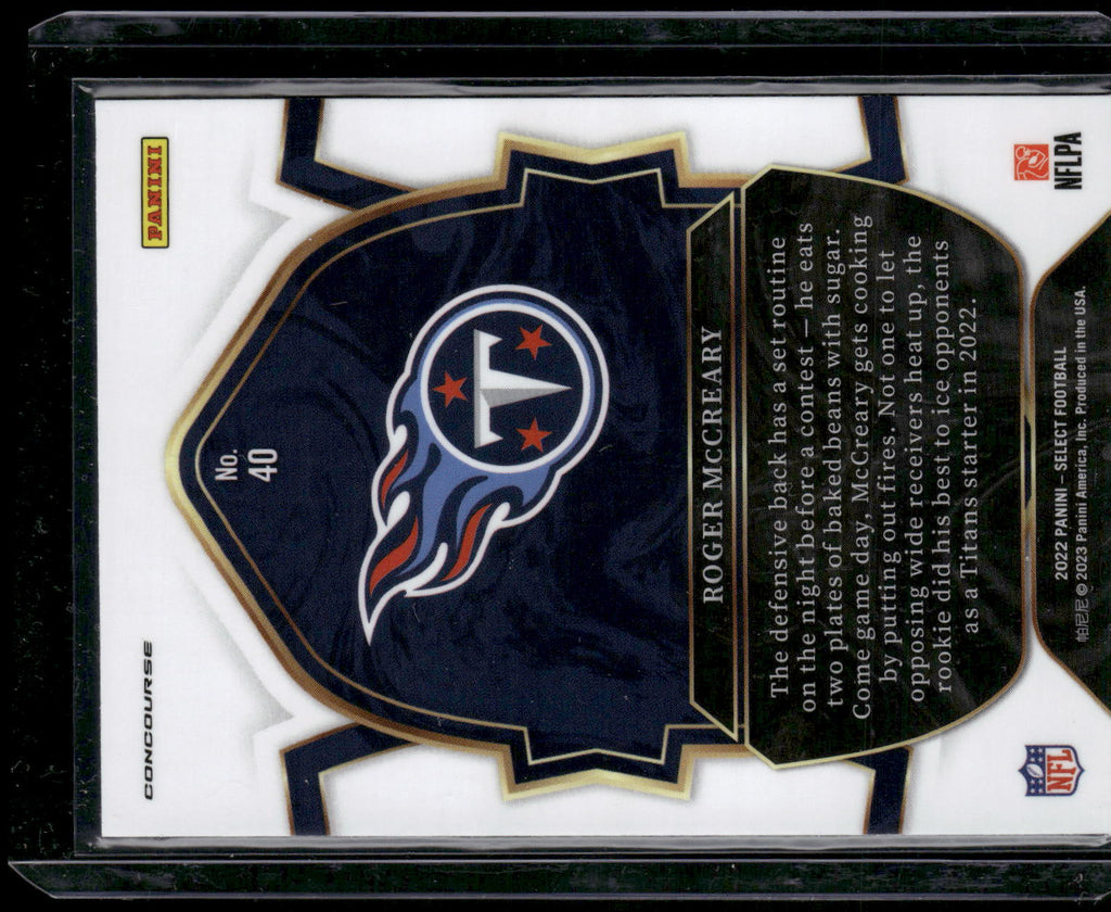 2022 Panini Select #40 Roger McCreary