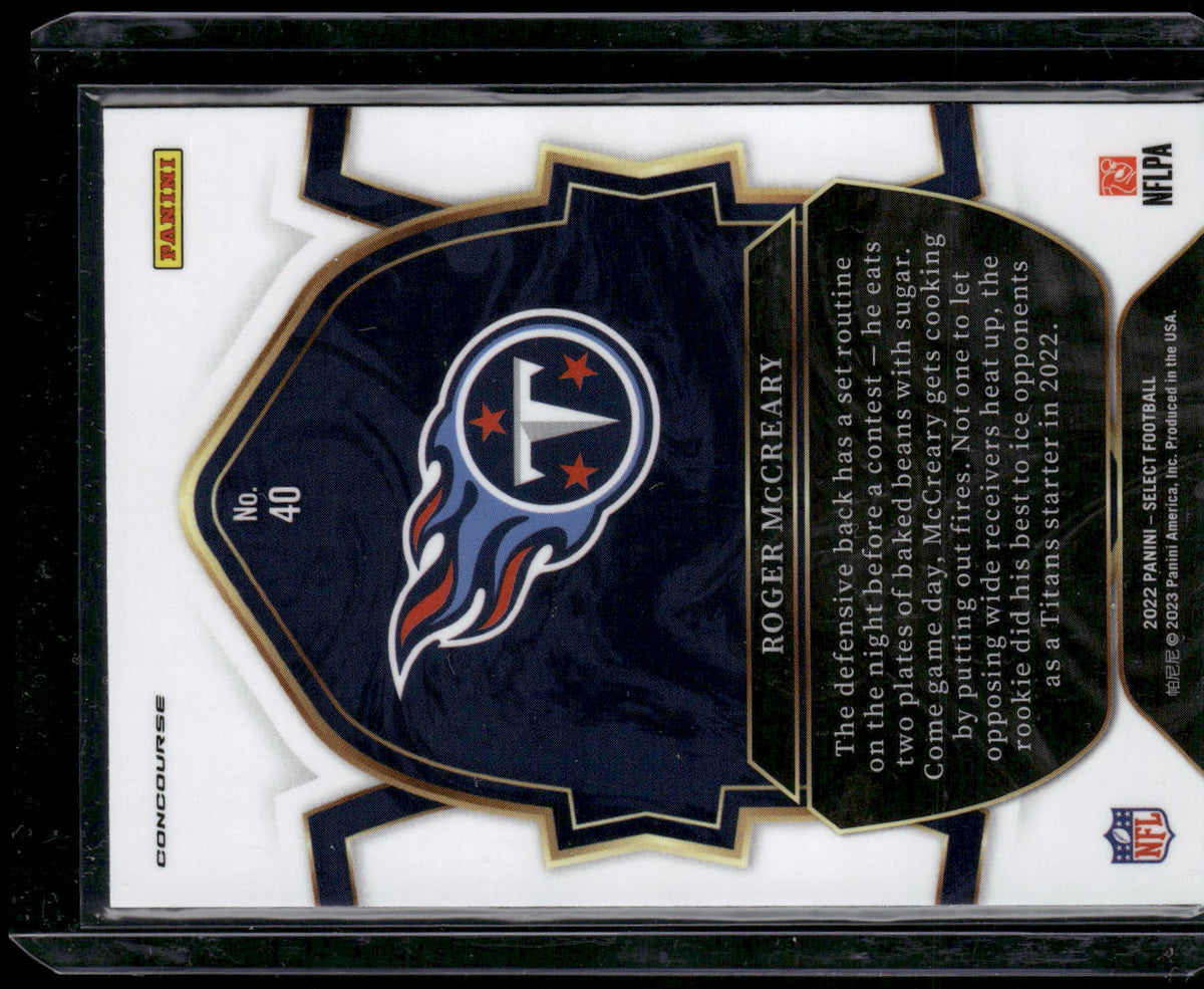 2022 Panini Select #40 Roger McCreary