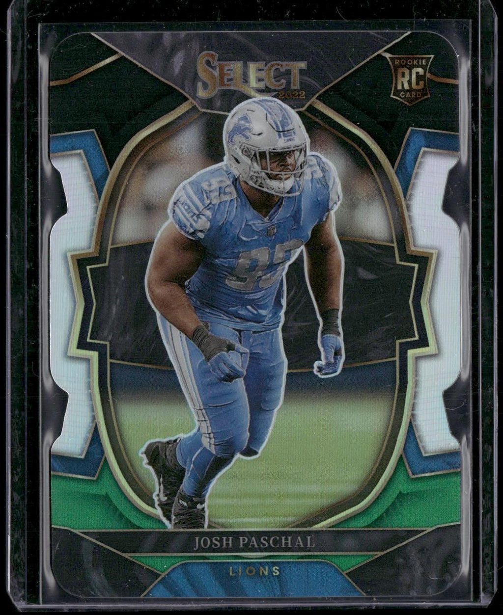 2022 Panini Select #59 Josh Paschal Black and Green Prizm Die Cut
