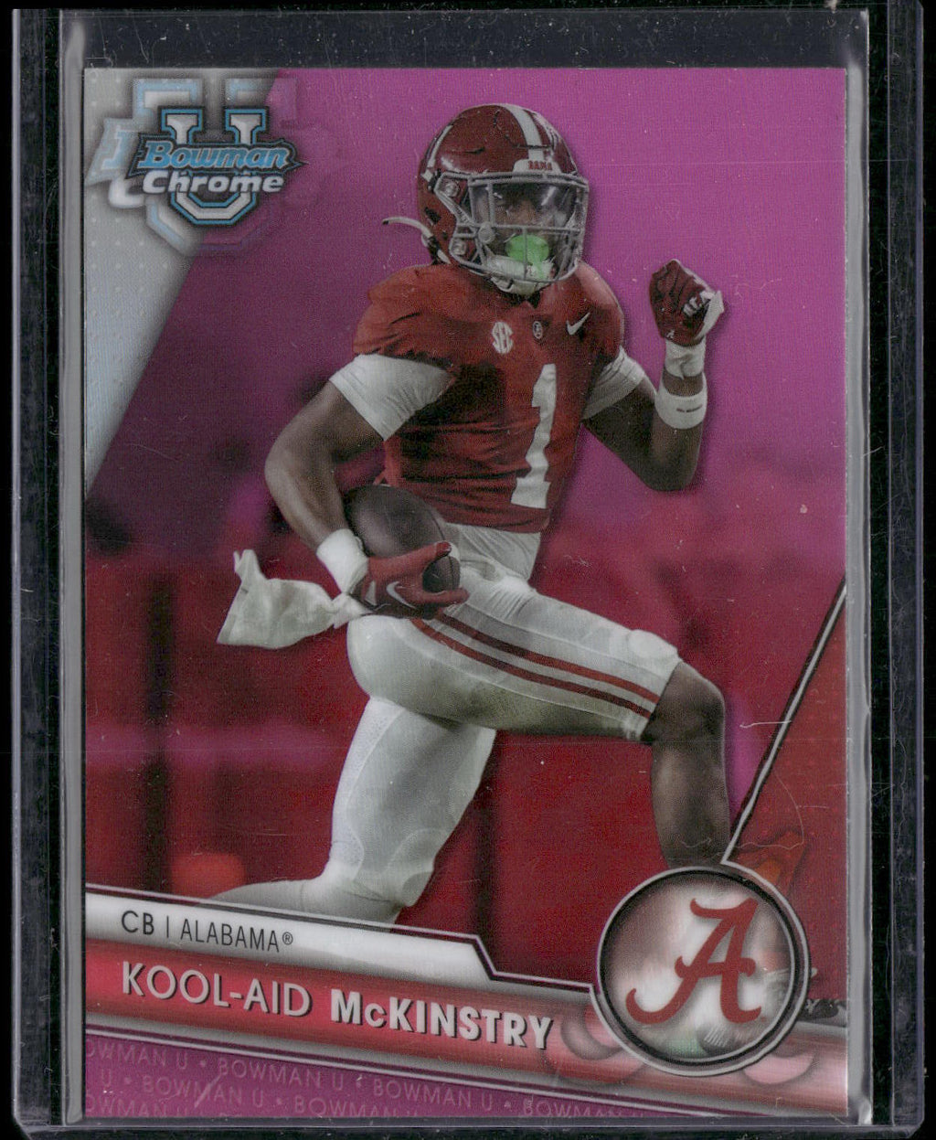 2023 Bowman University Chrome #70 Kool-Aid McKinstry Pink Refractor