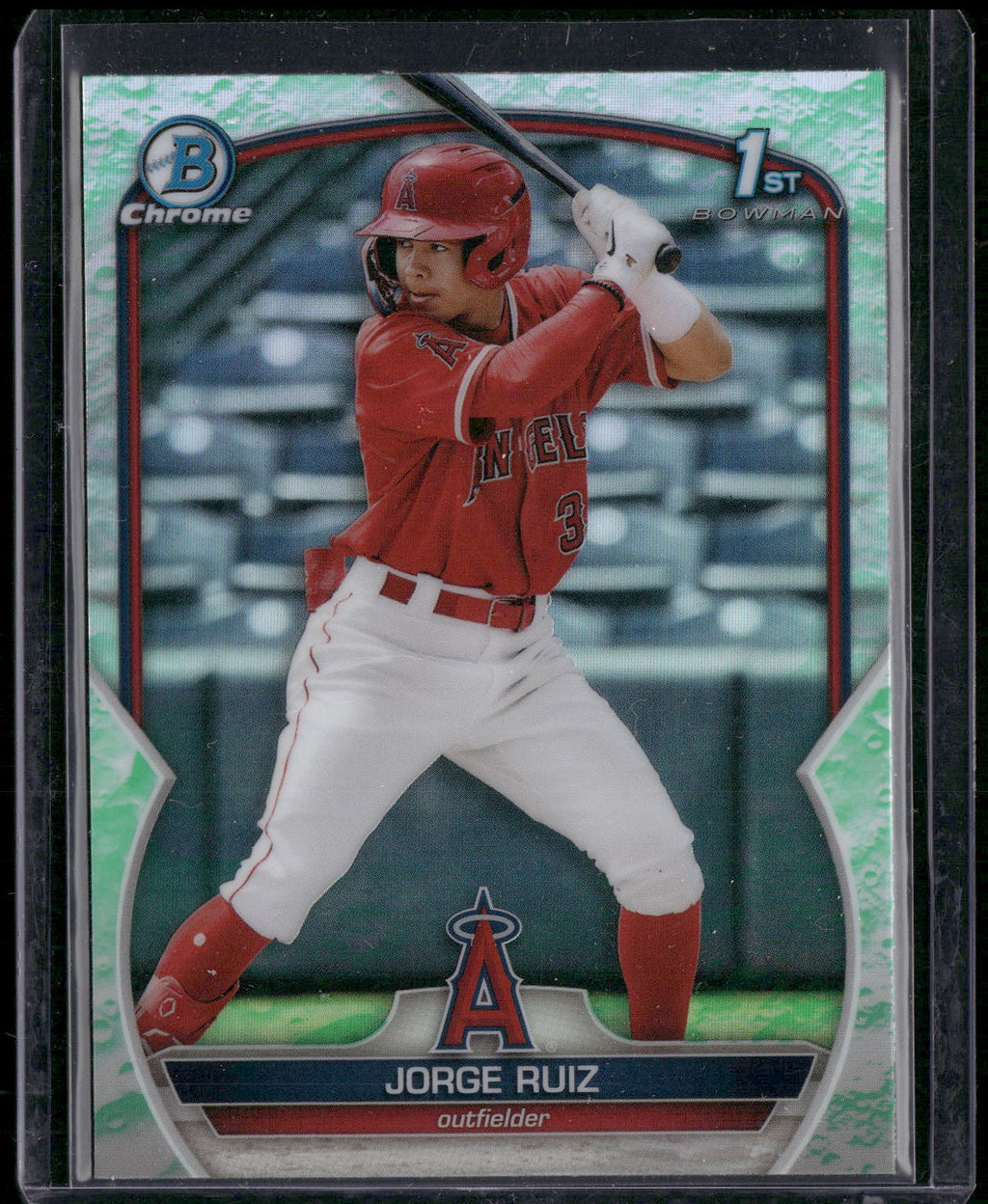 2023 Bowman #BCP-123 Jorge Ruiz Chrome Prospects Lunar Glow Refractors