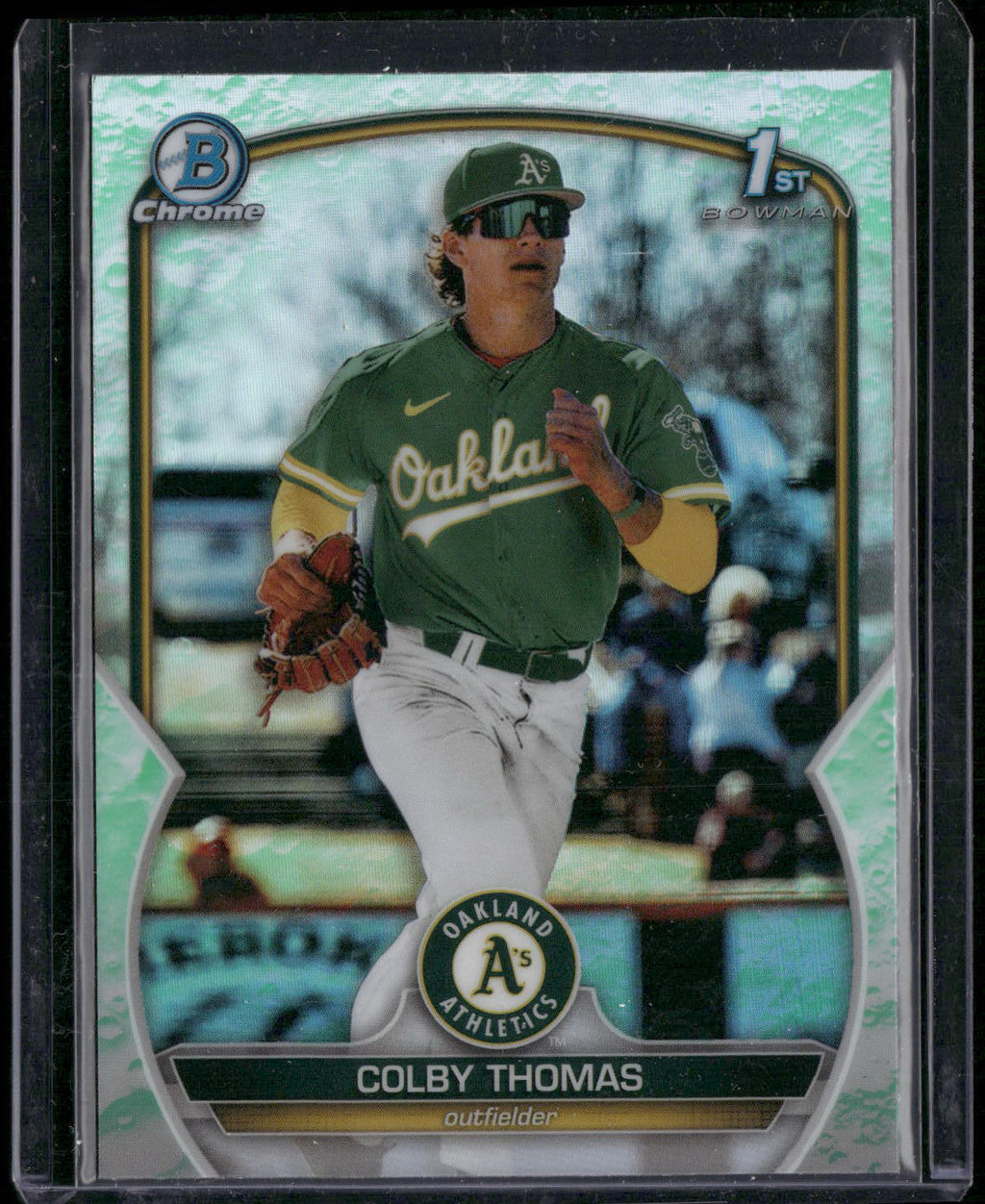 2023 Bowman #BCP-32 Colby Thomas Chrome Prospects Lunar Glow Refractors