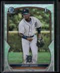 2023 Bowman #BCP-4 Javier Osorio Chrome Prospects Lunar Glow Refractors