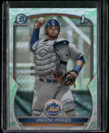2023 Bowman #BCP-102 Vincent Perozo Chrome Prospects Lunar Glow Refractors