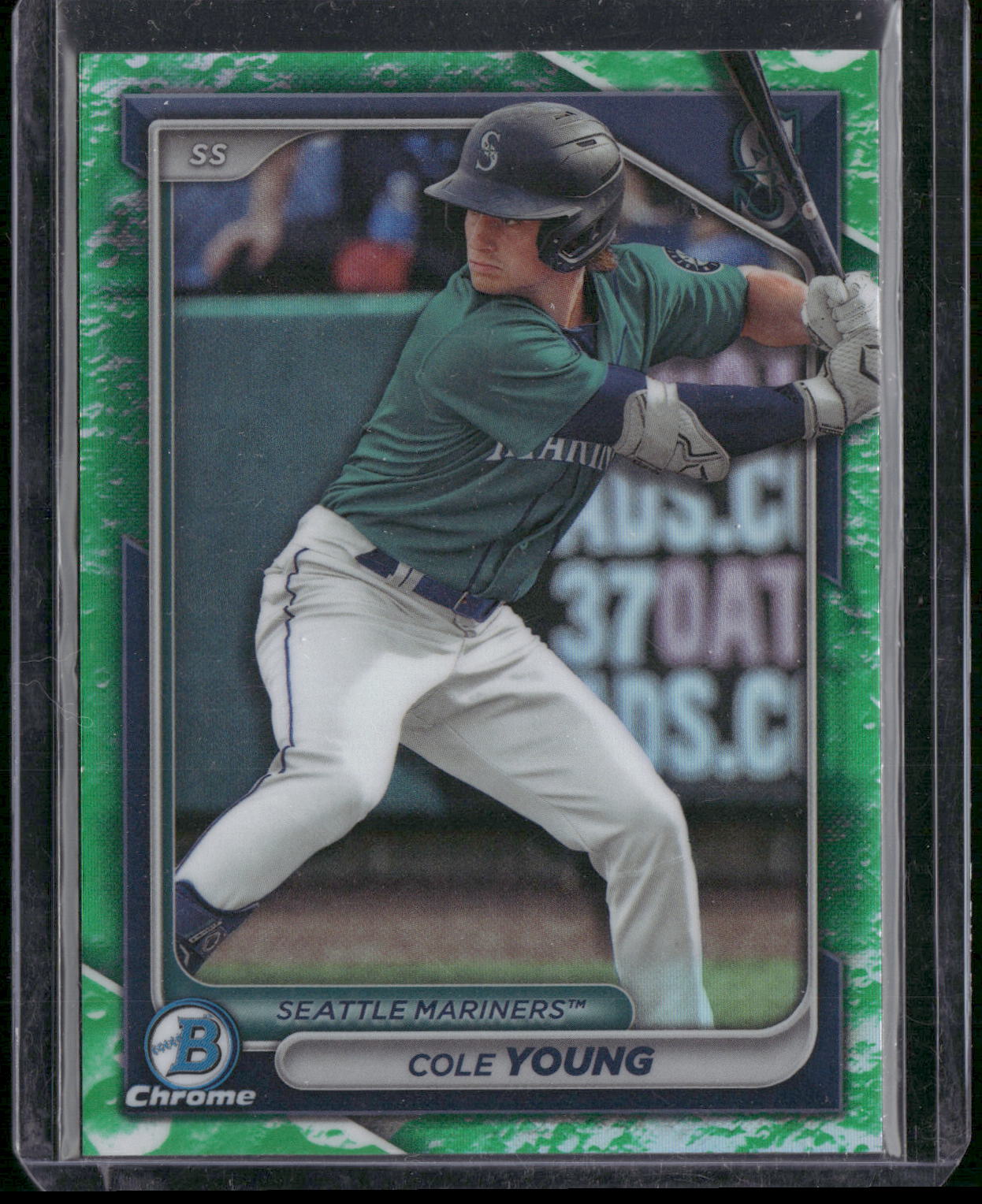 2024 Bowman #BCP-112 Cole Young Chrome Prospects Lunar Glow Refractors