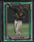 2024 Bowman #BCP-127 Rayner Arias Chrome Prospects Lunar Glow Refractors