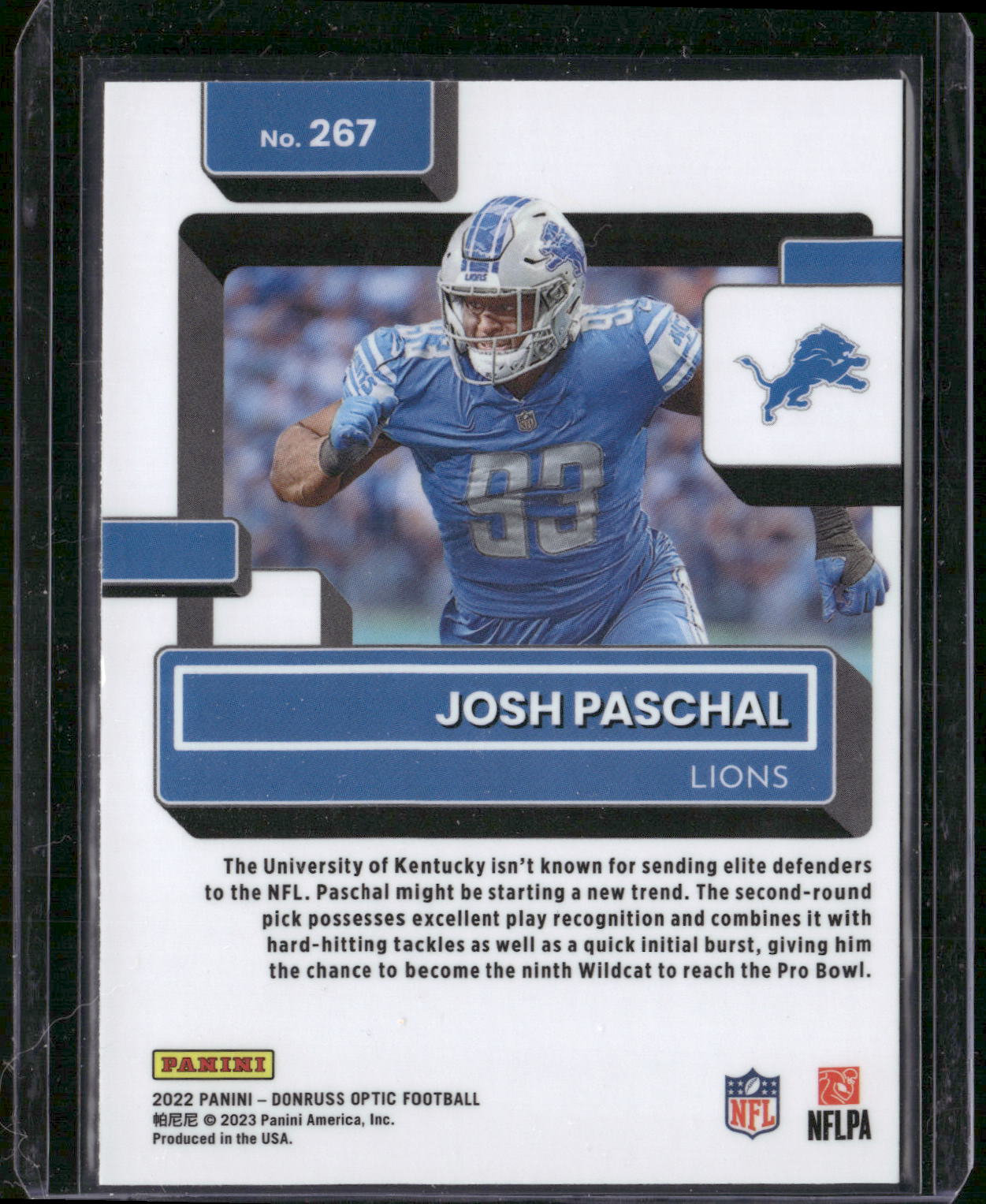 2022 Donruss Optic #267 Josh Paschal