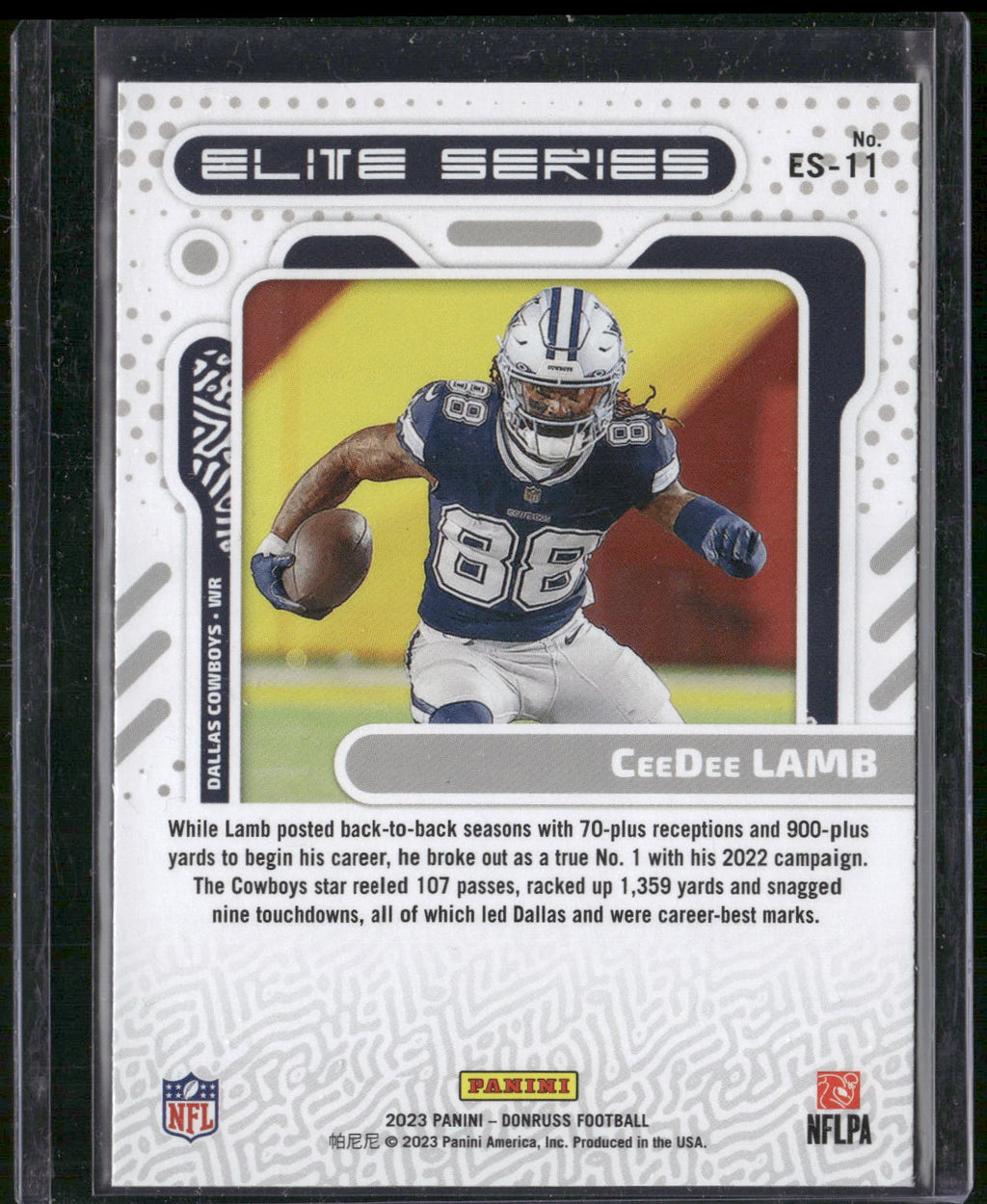2023 Donruss #ES-11 CeeDee Lamb Elite Series