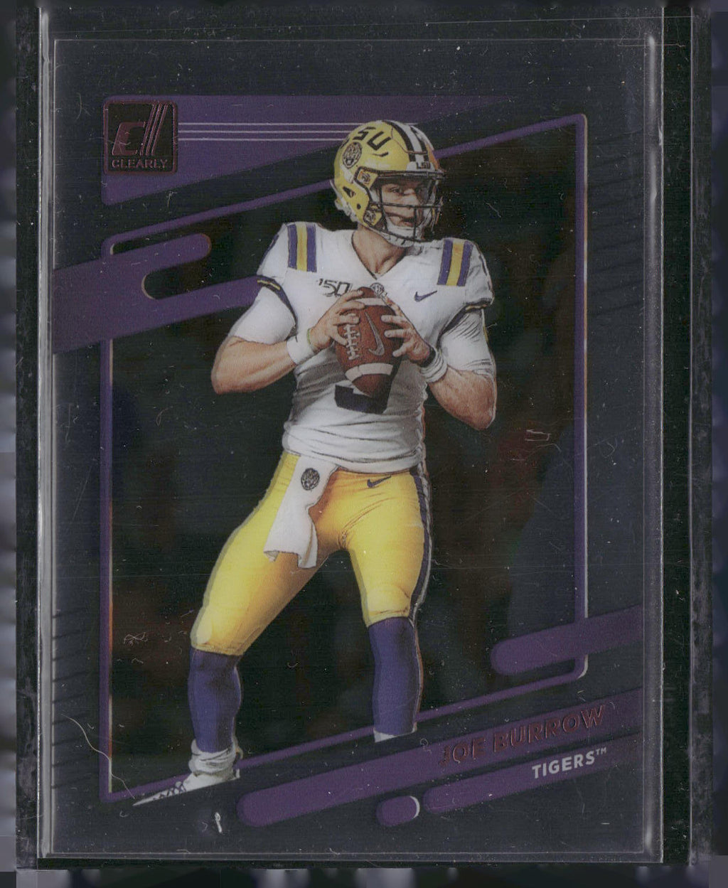 2023 Panini Chronicles Draft Picks #9 Joe Burrow Clearly Donruss Green