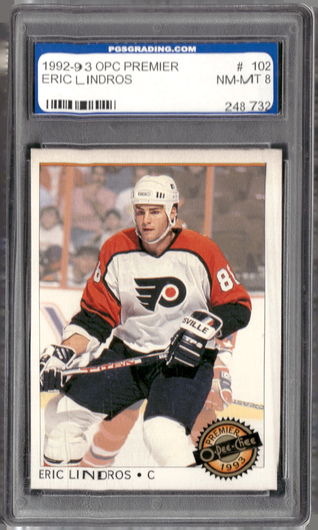1992-93 O-Pee-Chee Premier #102 Eric Lindros