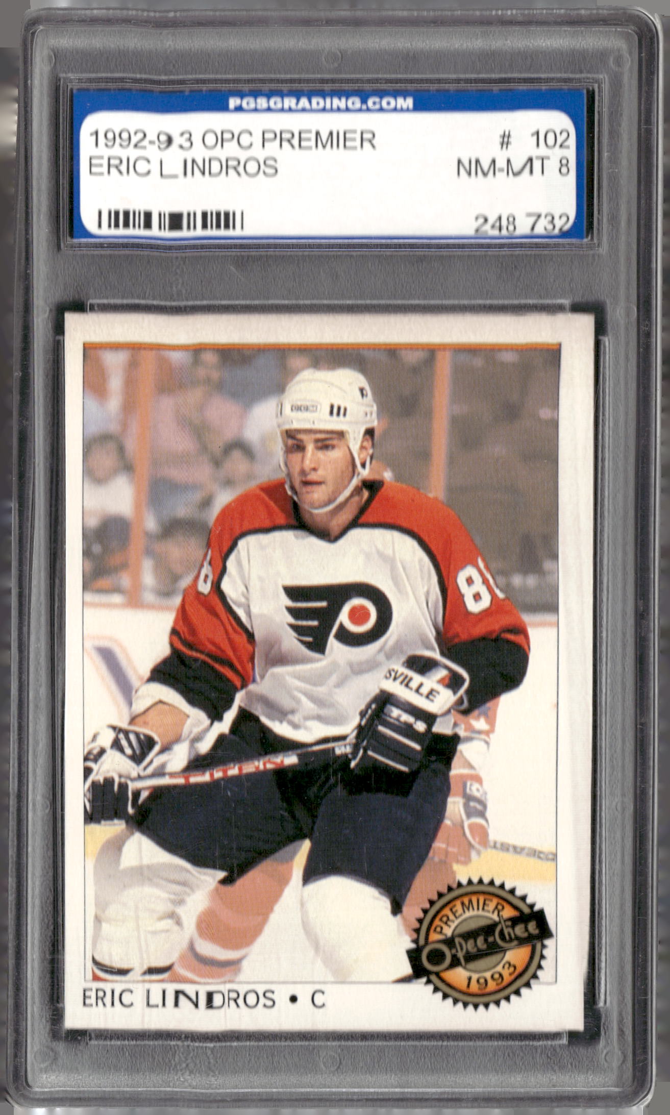 1992-93 O-Pee-Chee Premier #102 Eric Lindros