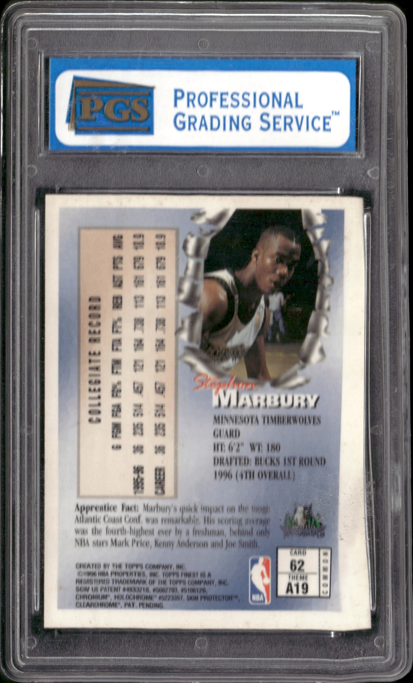 1996-97 Finest #62 Stephon Marbury