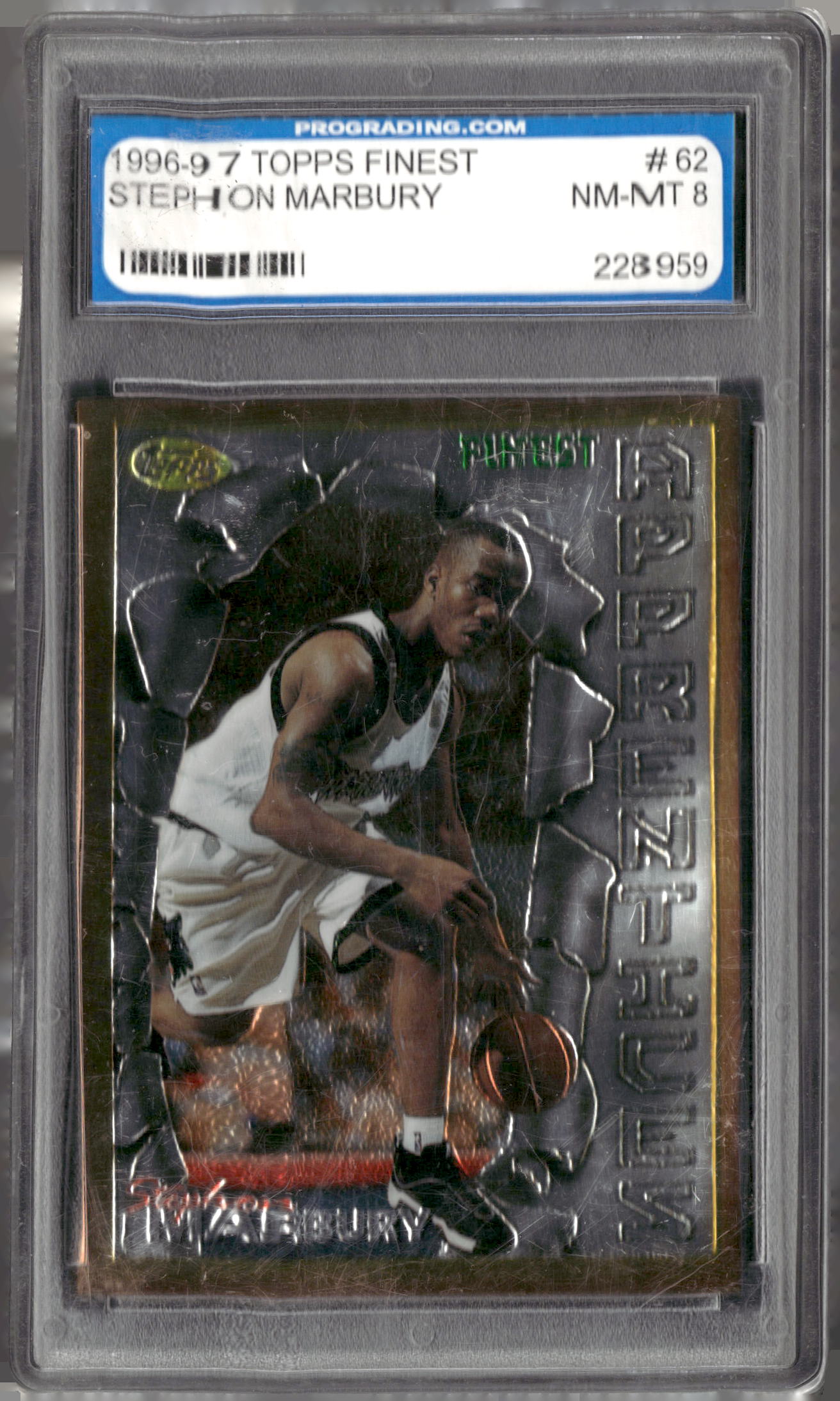 1996-97 Finest #62 Stephon Marbury