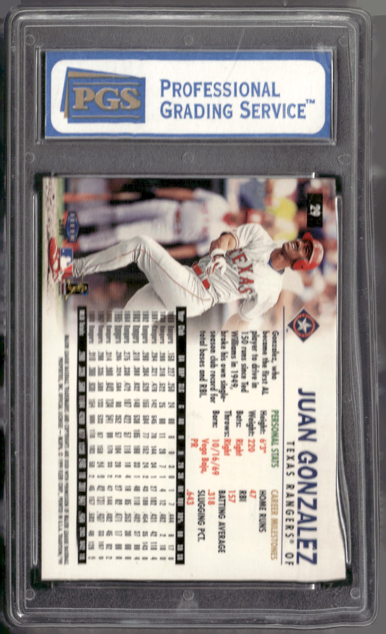 1999 Fleer Tradition #29 Juan Gonzalez