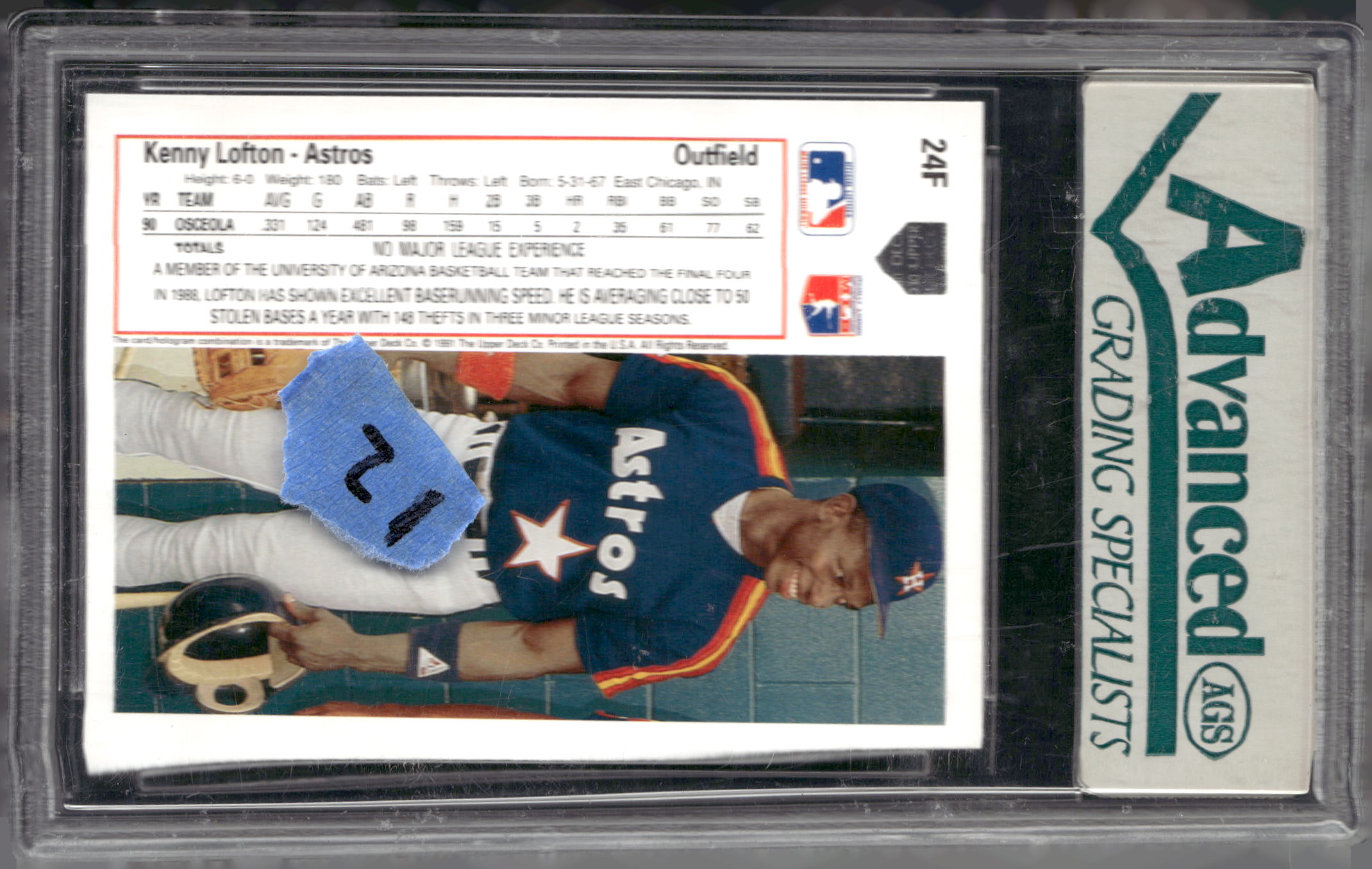 1991 Upper Deck Final Edition #24F Kenny Lofton