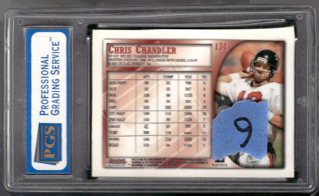 1998 Bowman Chrome #134 Chris Chandler
