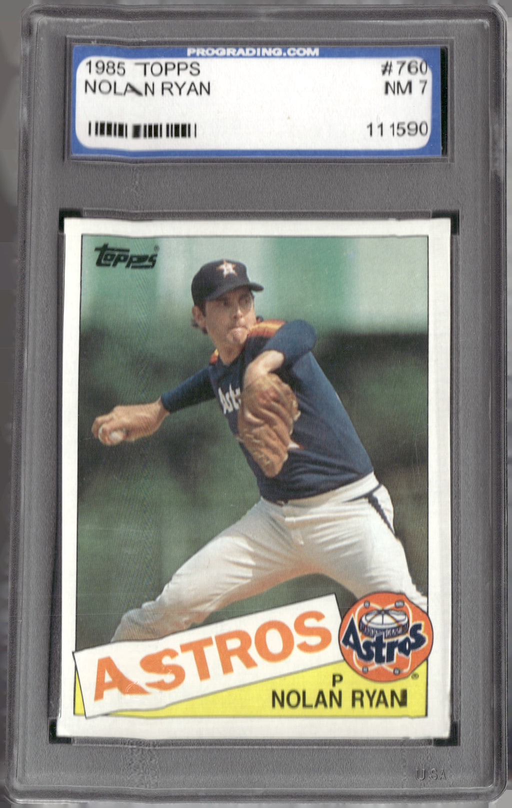 1985 Topps #760 Nolan Ryan