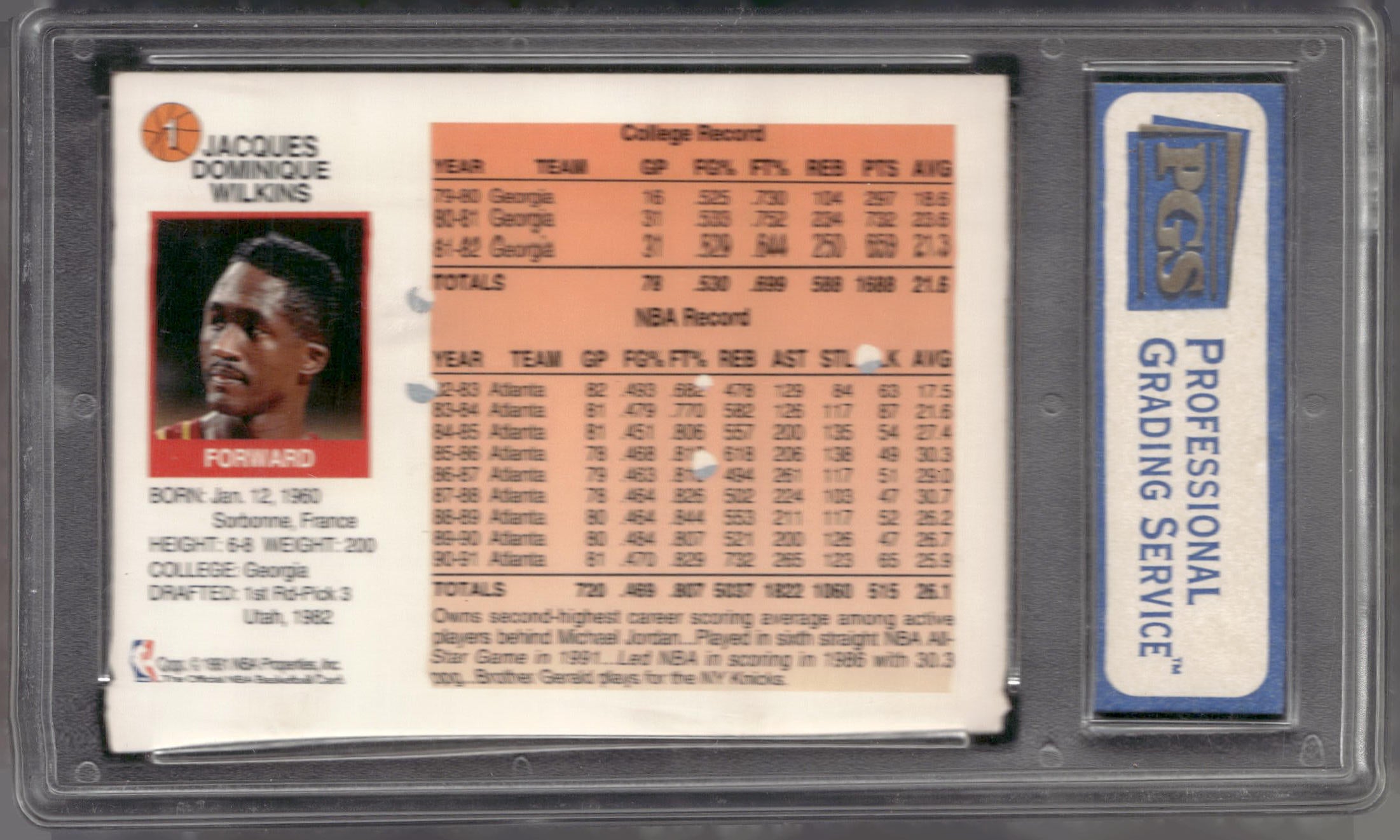 1991-92 Hoops McDonald's #1 Dominique Wilkins